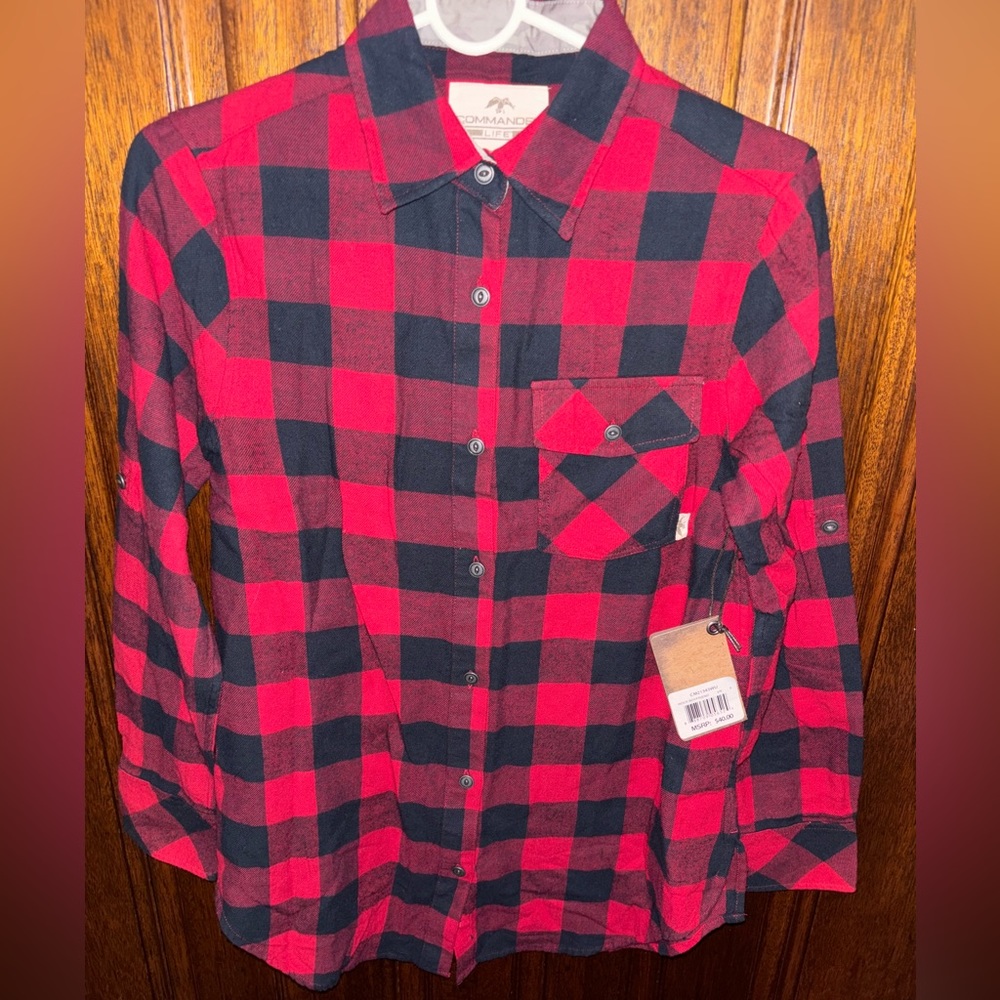 ❤️Brand New-Flannel shirt for men #date night #valentine’s day #red❤️🖤